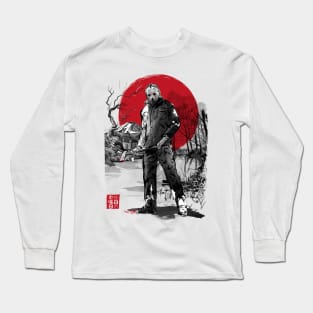 Jason in Japan sumi-e Long Sleeve T-Shirt